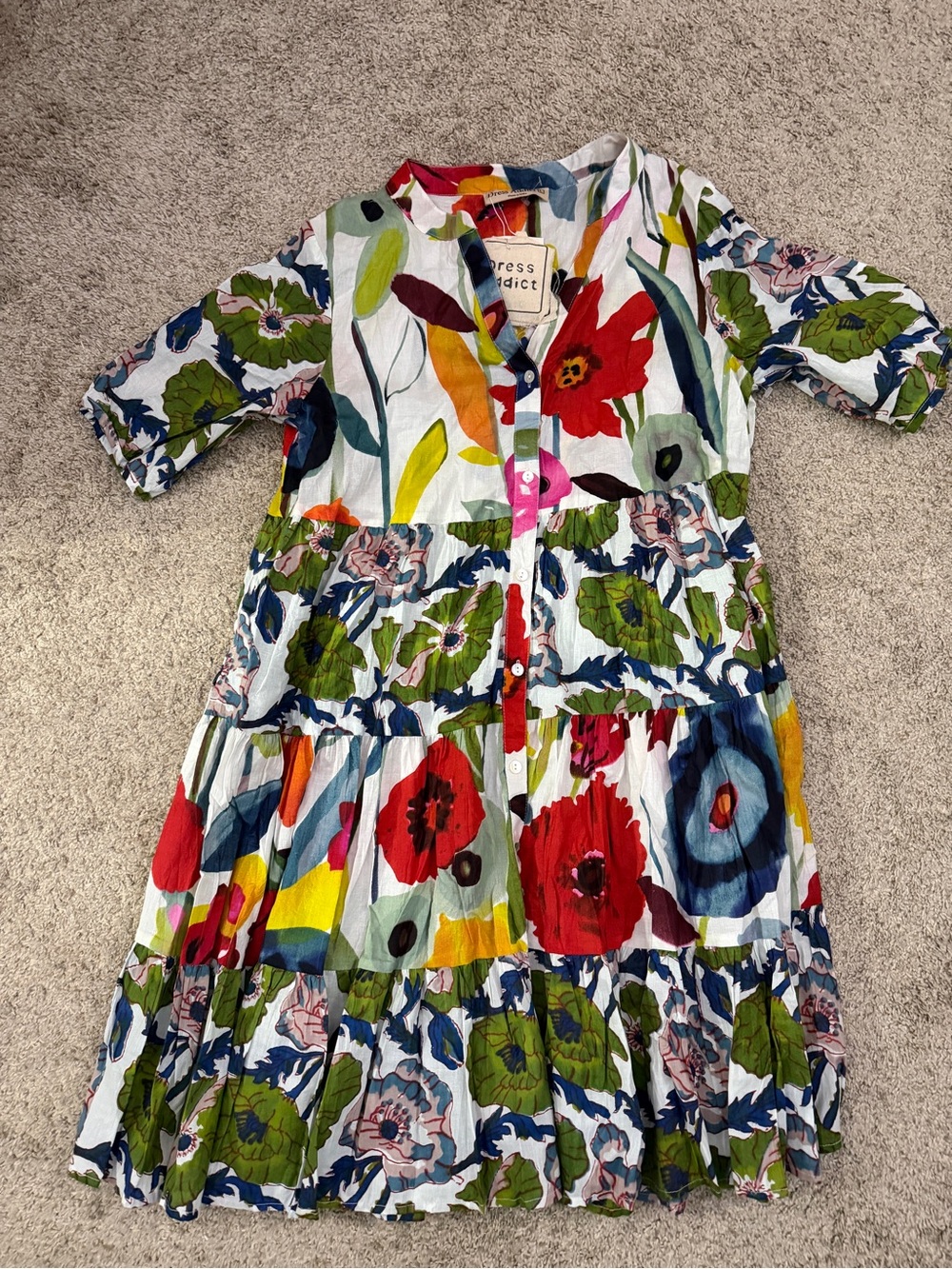 Dress Addict July Mixt Button Down Dress NWT